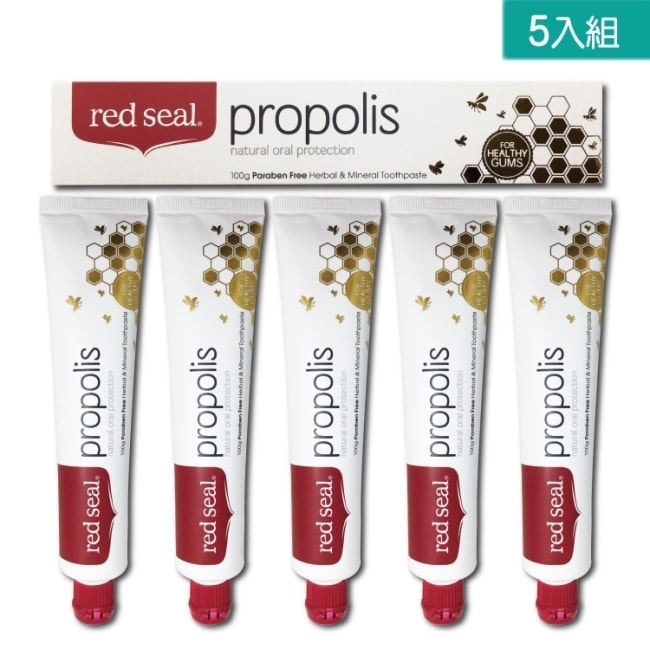 紐西蘭原裝進口 蜂膠牙膏 100g*5入組