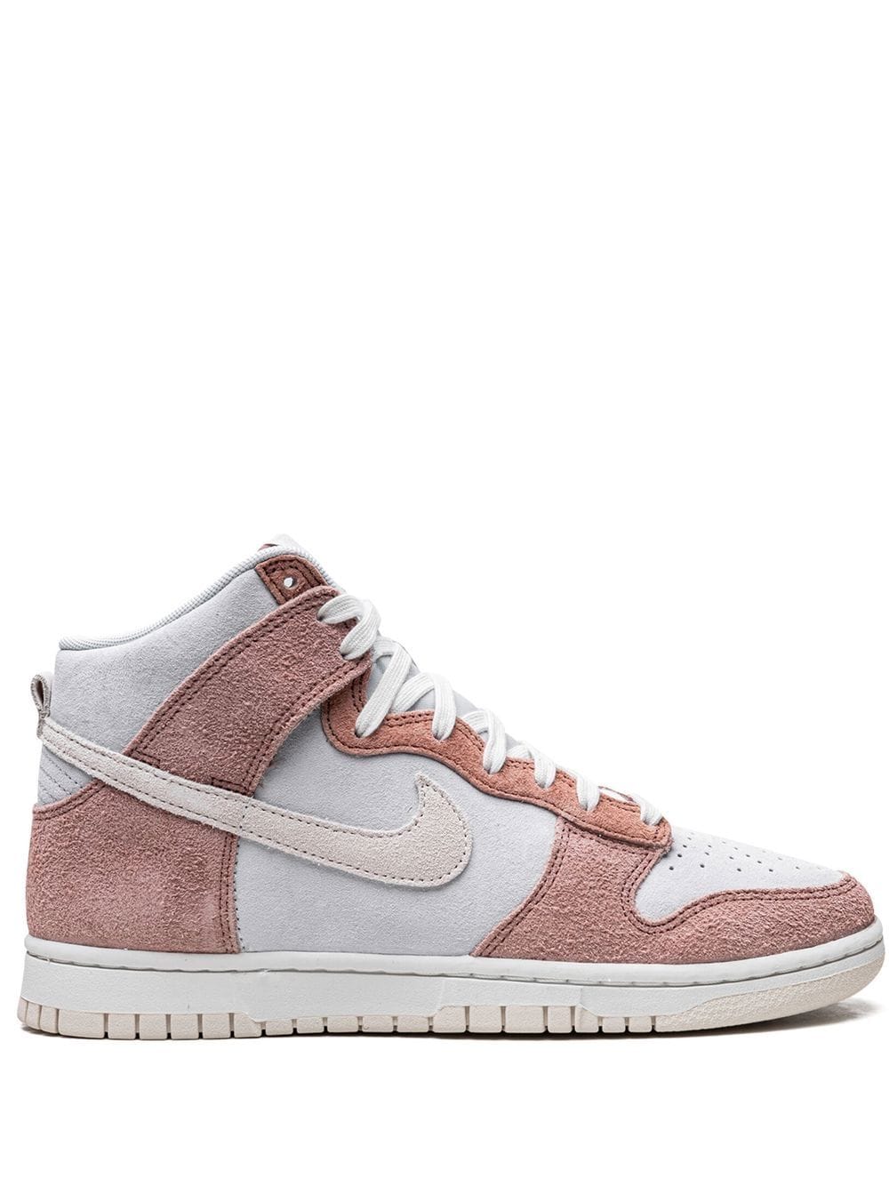 Nike - Dunk High sneakers - unisex - Suede/Rubber/Fabric - 7 - White