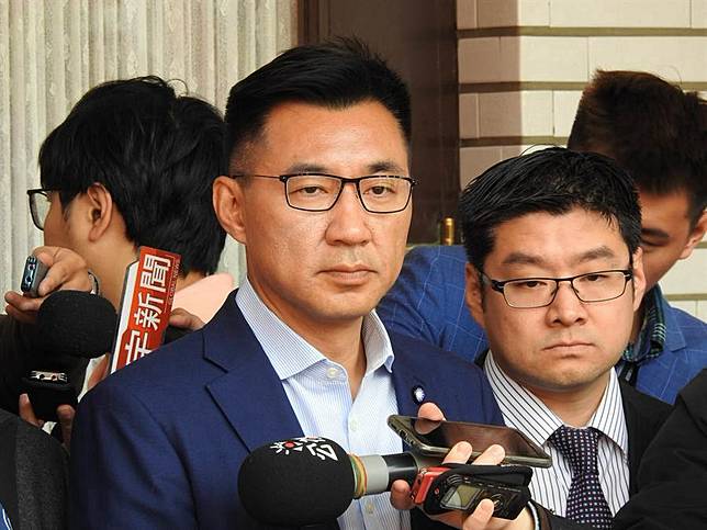 國民黨立委江啟臣。（趙婉淳攝）