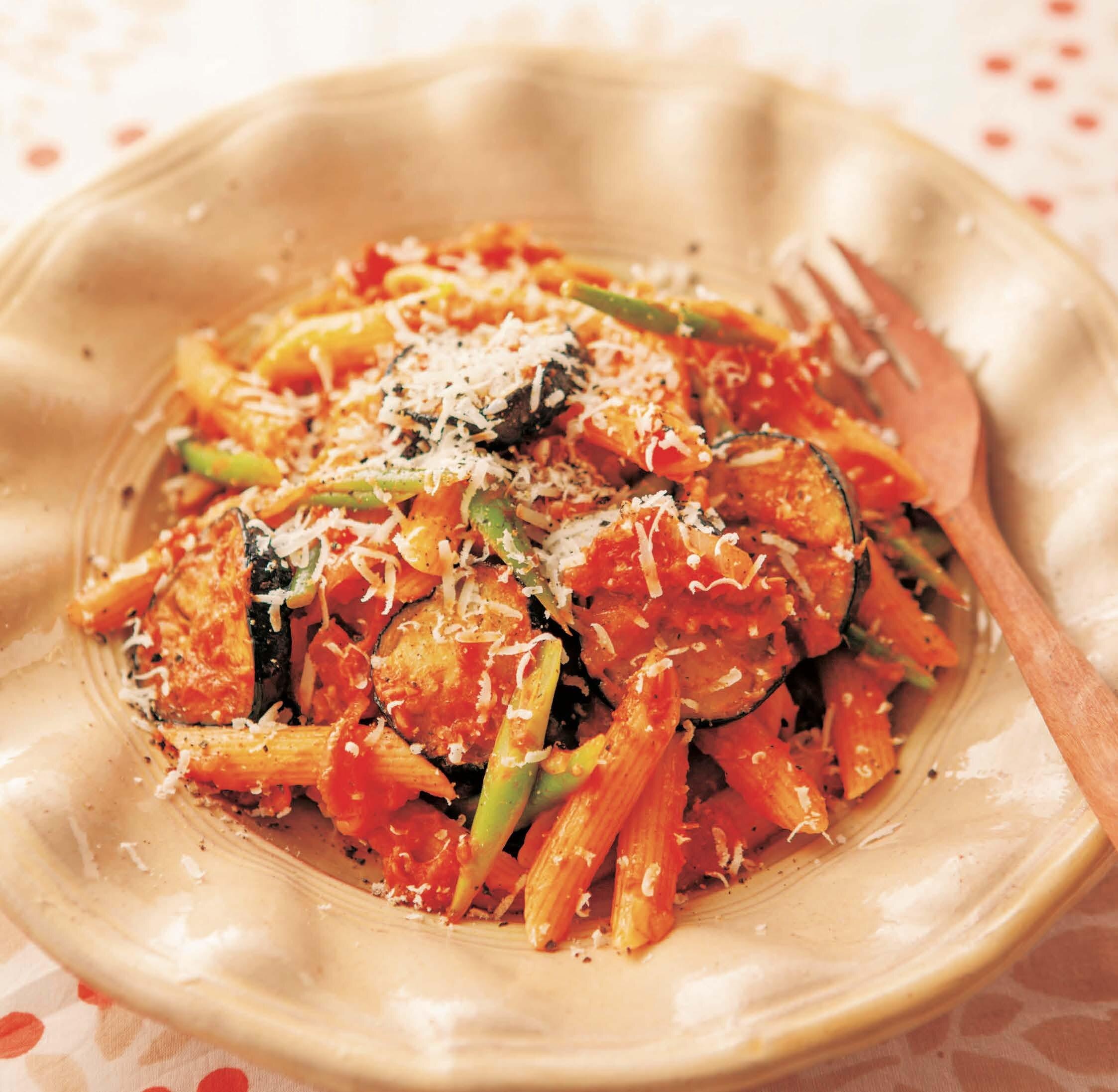 ピラフや冷やし中華にも なすを贅沢に使ったごはん めん