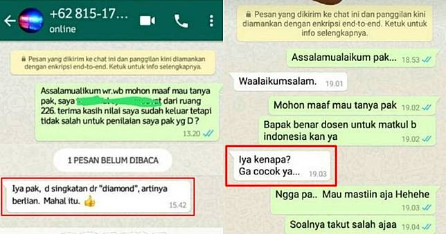 12 Chat lucu dosen ngajak bercanda ini bikin mahasiswa terdiam