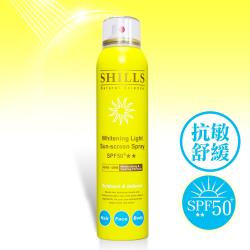 ◎添加防曬係數SPF50+★★，能長效防禦紫外線對肌膚的老化傷害|◎|◎品牌定位:MIT/亞洲品牌品牌:SHILLS種類:防曬噴霧/防曬乳功能:防曬適用部位:身體規格/容量:180ml/支產地:台灣