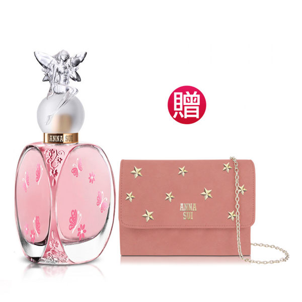 ANNA SUI 安娜蘇 花悅精靈女性淡香水50ml(贈)蜜桃絨晚宴包★Vivo薇朵