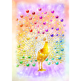 人を引き寄せ身を守るレインボー孔雀ジュエリー