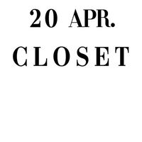 20 Apr.Closet