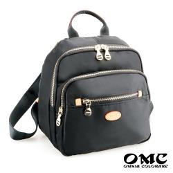 ◎經典素色款輕盈防潑水|◎大容量 可裝下日常物品|◎通勤出遊都適合品牌:OMCOMNIA品牌定位:專櫃品牌背法:後背包款:後背包顏色:黑色系外層材質:尼龍外層材質說明:尼龍+歐洲植鞣牛皮(皮革處部分)