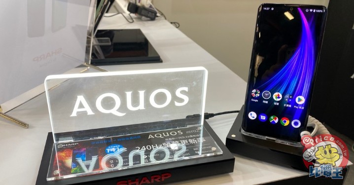 SHARP 未發表 AQUOS Zero 2、5G 原型手機 台北資訊月會場亮相