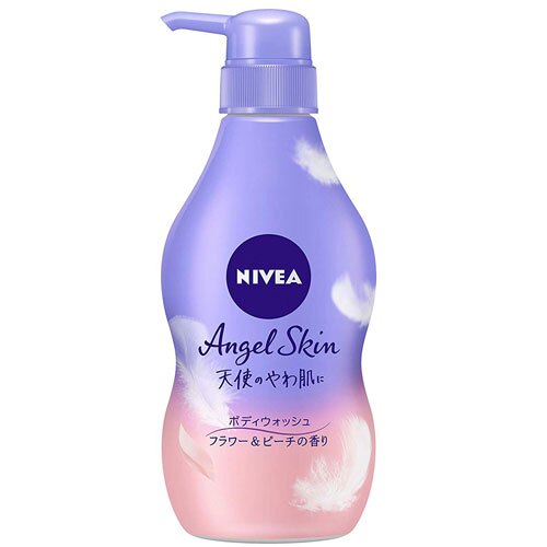日本 NIVEA 妮維雅 天使柔膚沐浴乳 480ml~花朵&蜜桃香氣✿