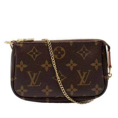 LV 老花迷你麻將包 手提/手拿包 Monogram M58009