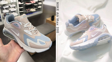 NIKE AIR MAX200 氣墊鞋再推新色！夢幻「寧靜藍×雪紡藕粉」，狙擊妳的少女心！