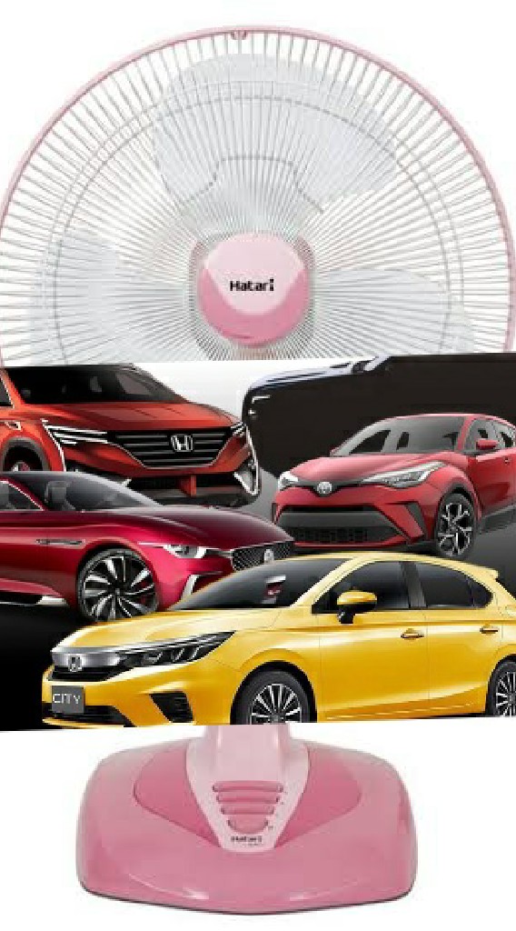 Car my old new รถคันเก่าและใหม่ และพัดลม