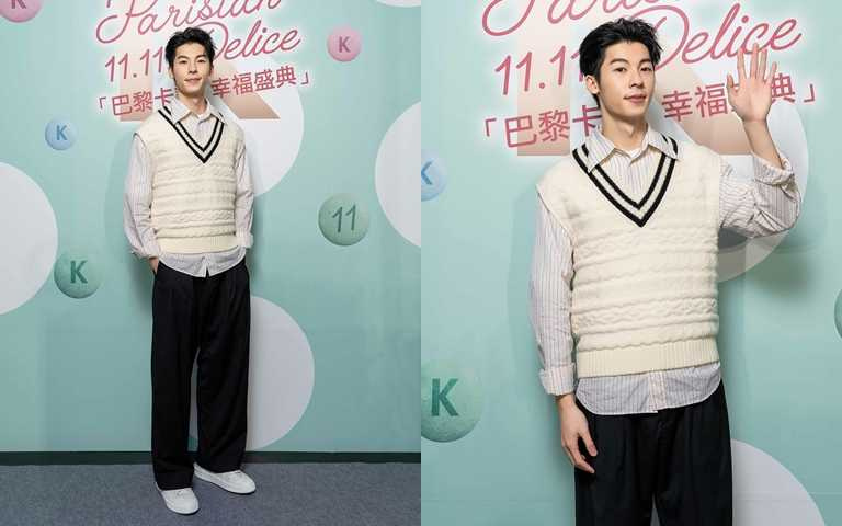 這樣的許光漢感覺就像是大學生一樣，親和力無敵！(圖／品牌提供)