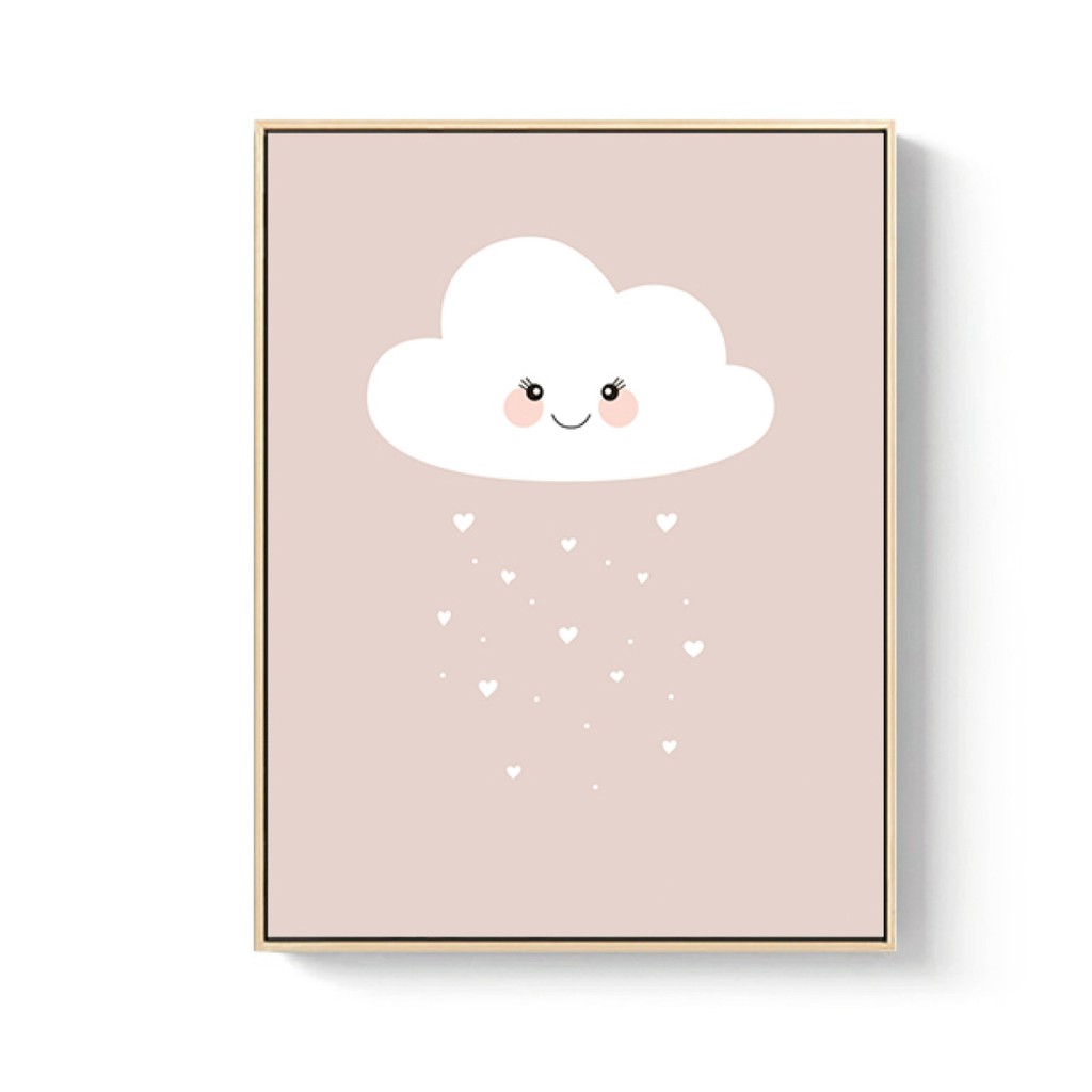 用愛包圍你 II-畫/沙發背景/兒童房/海報/早午餐/臥房掛畫/複製畫