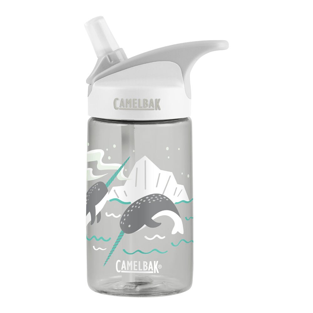 【【蘋果戶外】】美國 Camelbak 兒童彈跳式吸管水瓶 北極獨角鯨 400ml 0.4L 0.4公升 登山水壺 單車水壺