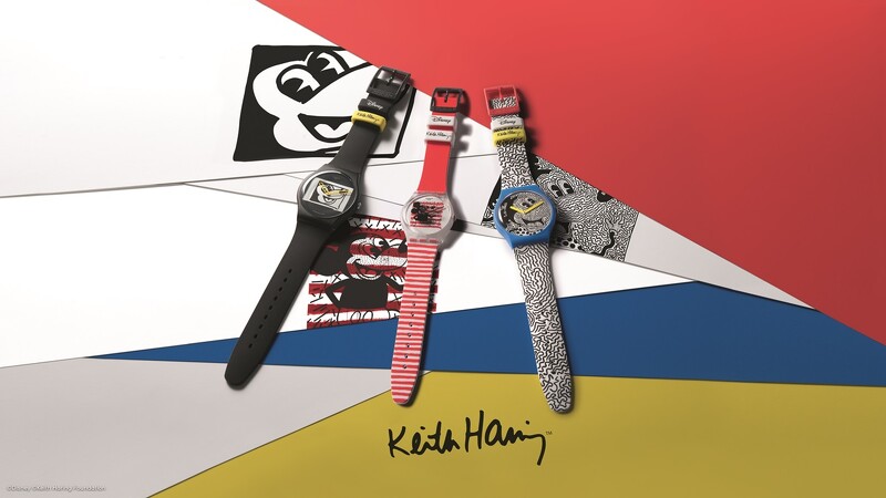 Swatch X Disney Mickey Mouse X Keith Haring聯名系列