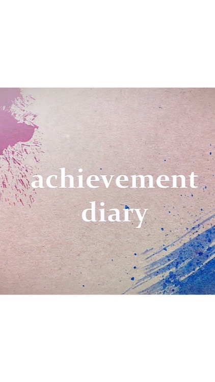 achievement diary
