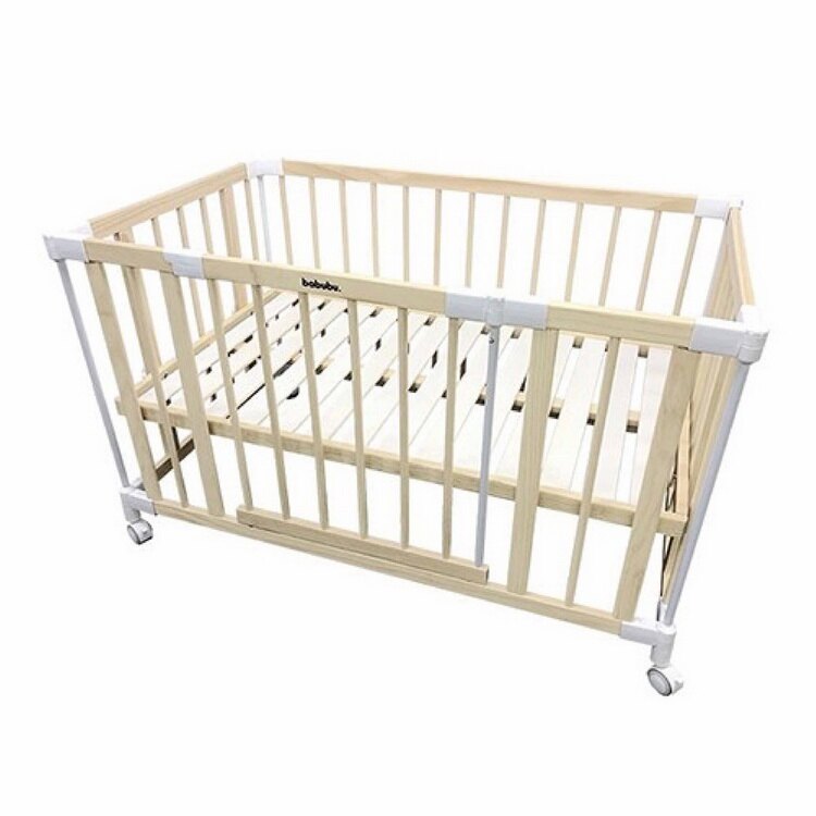 預購4月底出貨【日本 BABUBU】七合一多功能成長型嬰兒床 含桌面、固定帶 加贈專用床墊