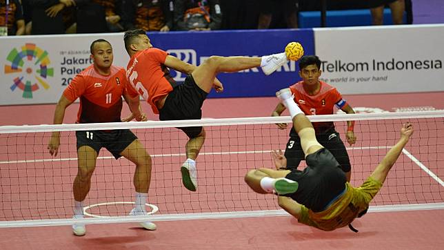 Dikandaskan Malaysia, Sepak Takraw Putra Gagal ke Final