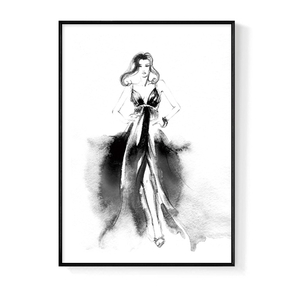 ◆品名：艷后––––––––––––––––––––––––華麗的禮服氣勢如虹，居高臨下的皇后氣派。詮釋了女性柔中帶剛的獨有性格，在純白的空間中留下一抹倩影，為居家帶來一份驕傲的質感。––––––––