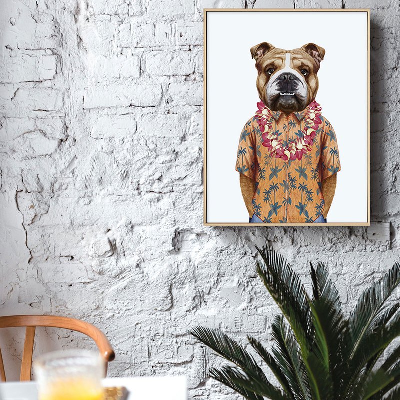 【 菠蘿選畫所 】—餐廳掛畫。 夏威夷系列 尺寸：30x40cm/ 42x60cm(A2)