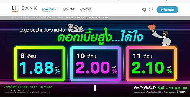 Update) เงินฝากออกใหม่เดือน ส.ค. แบงก์อัดแคมเปญจ่ายดอกสูง | ประชาชาติธุรกิจ  | Line Today