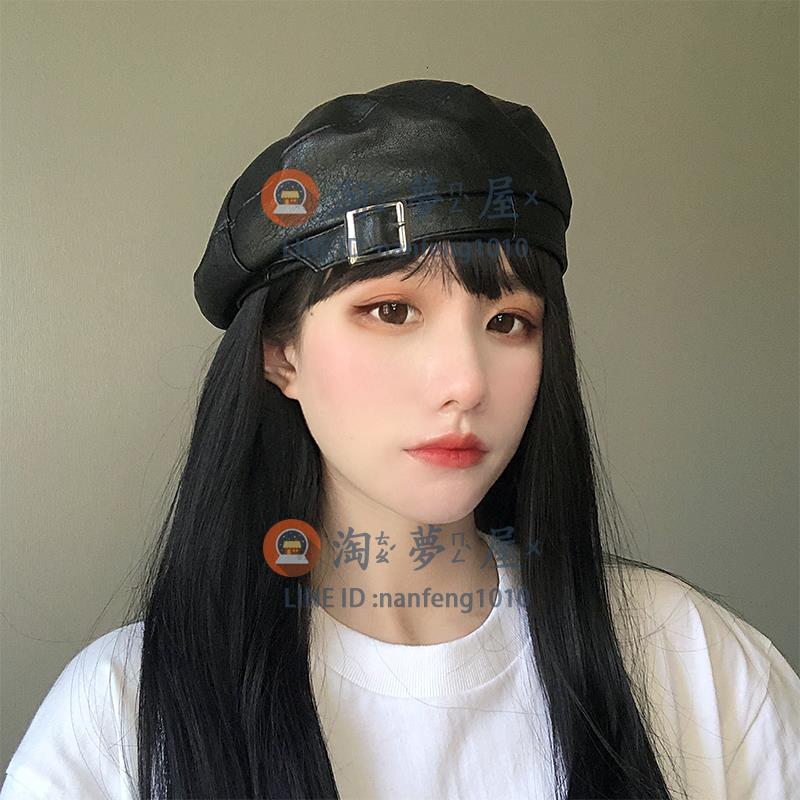 蓓蕾帽貝雷帽百搭八角帽子 女日系英倫復古鐵扣畫家帽大小頭圍【淘夢屋】