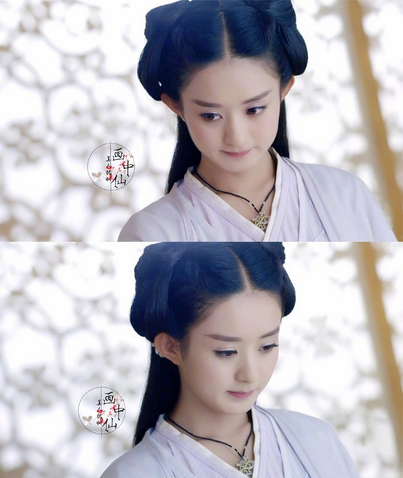 古裝劇同款「婢女頭」造型2：趙麗穎 飾演《花千骨》花千骨