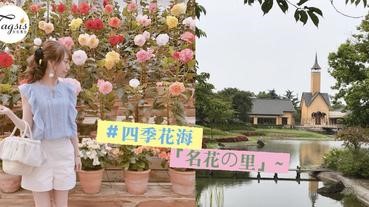 日本絕美浪漫花の廣場！一連四季都置身在花海中的桑名市＃名花之里〜