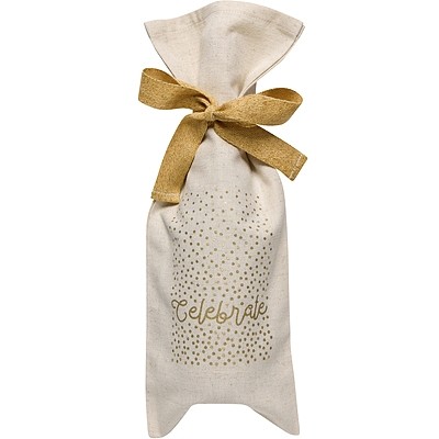 《NOW》棉麻混紡酒袋(歡慶)