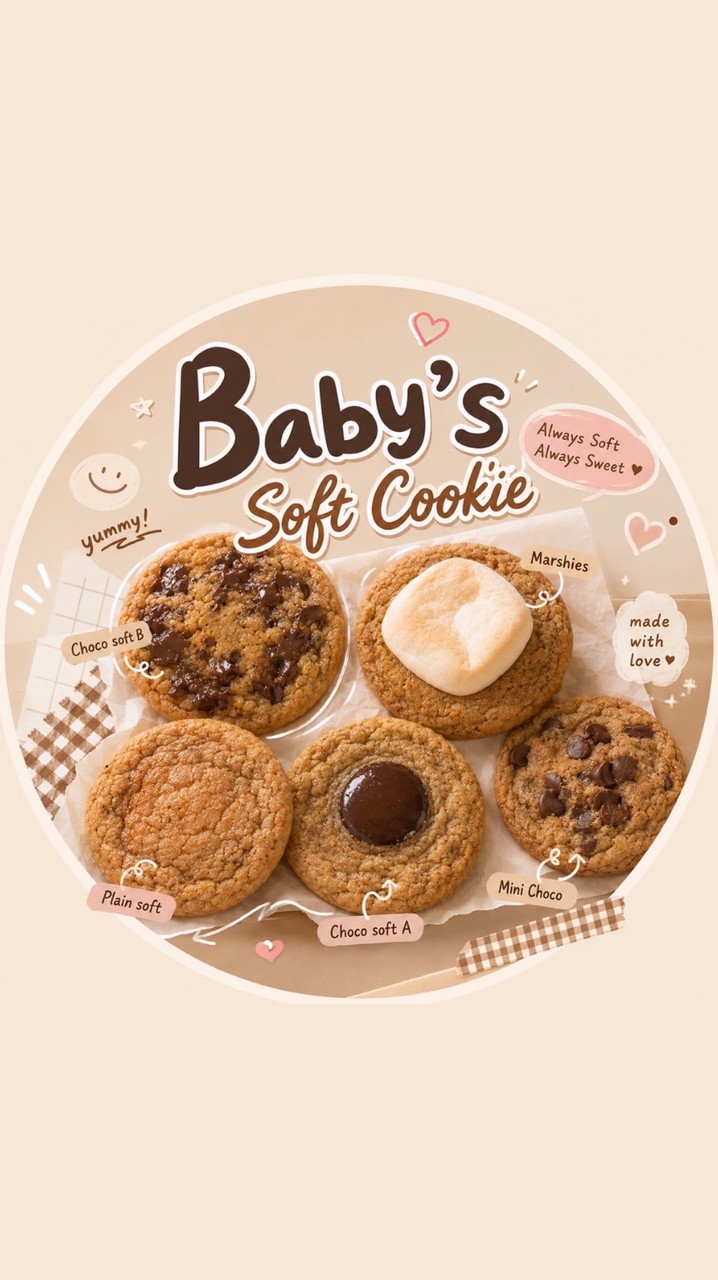 Baby’s soft cookie