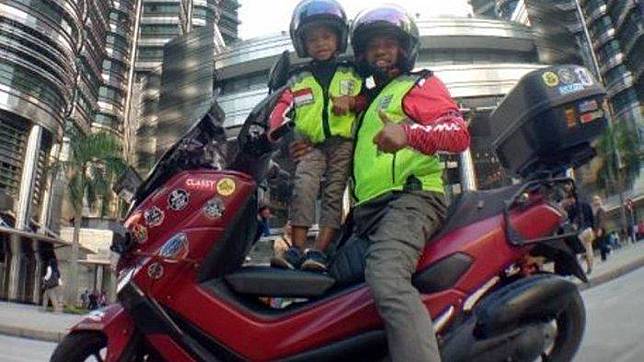 7 Fakta Ayah Ajak Anak 4 Tahun Naik Motor Semarang Makkah