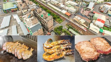 【宜蘭-羅東美食】村却國際溫泉酒店.東西匯鐵板燒,一邊吃飯一邊看火車