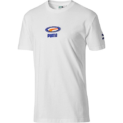PUMA-男性流行系列CELL OG刺繡短袖T恤-白色-歐規
