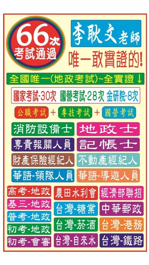 記帳士考試上榜~免費輔導!