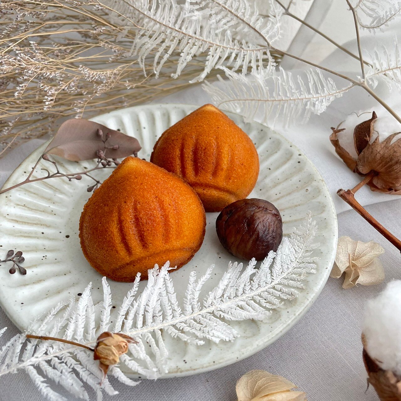 栗子瑪德蓮/常溫甜點/法式小點/常溫蛋糕