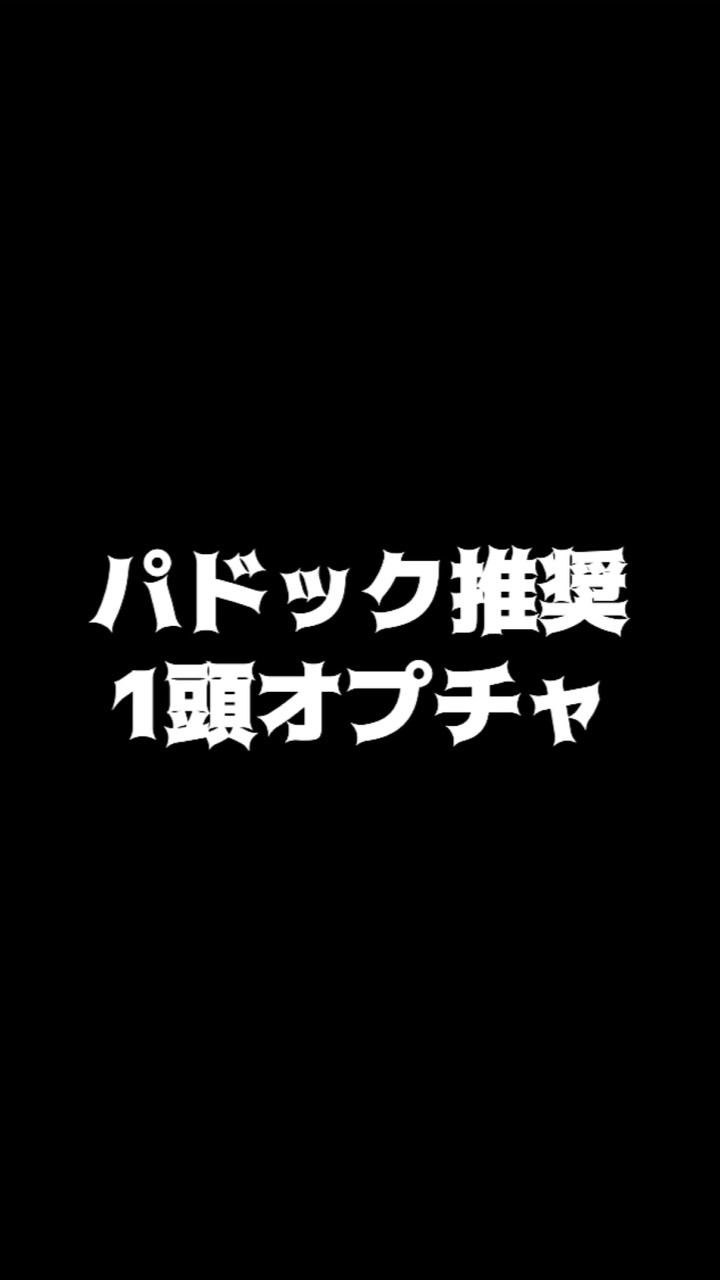 OpenChat 中央競馬パドック1頭推奨オプチャ