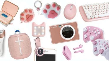 一天24小時都要粉嫩嫩！嚴選10件粉色3C小物，全是少女心噴發的可愛設計！