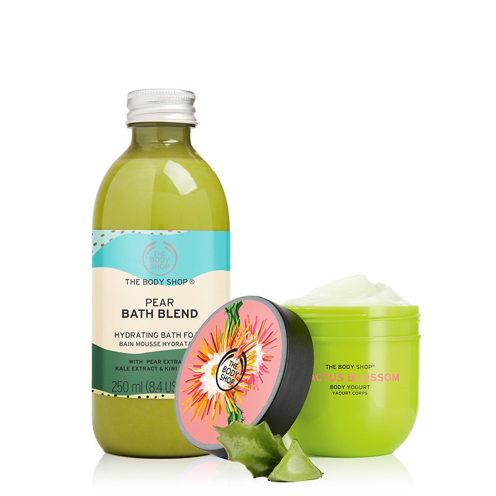 內含：西洋梨沐浴果昔-250ML+仙人掌花保水美肌優格-200ML