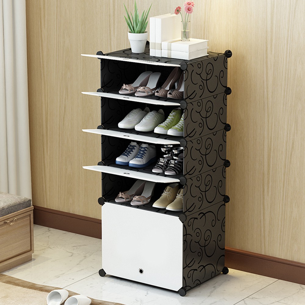 [現貨免運] Mr.Box 5層5門防塵鞋櫃 整理收納組合櫃 E&J【004004-01】