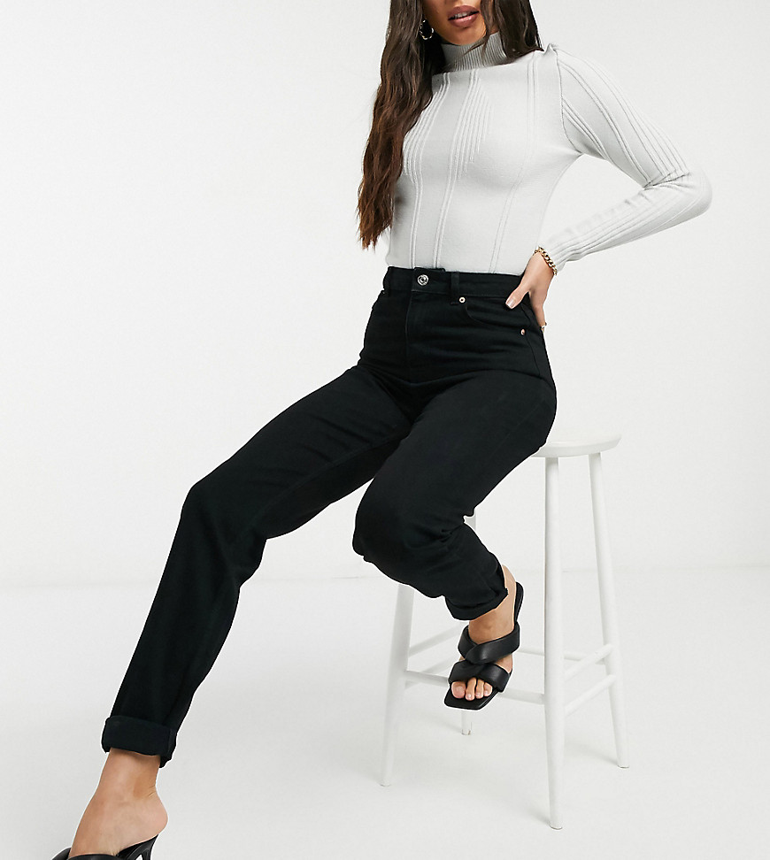 Tall jeans by ASOS DESIGN Part of our responsible edit High rise Belt loops Five pockets Relaxed, ta