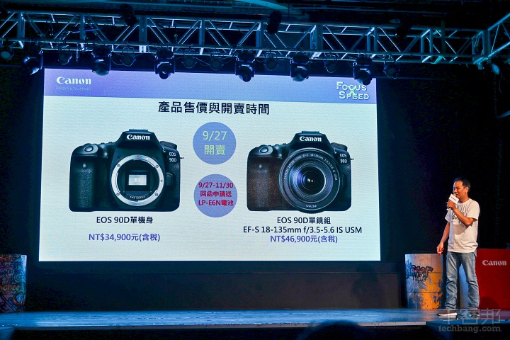 Canon EOS 90D 在台上市，主打高速攝影、4K 30fps 無裁切錄影