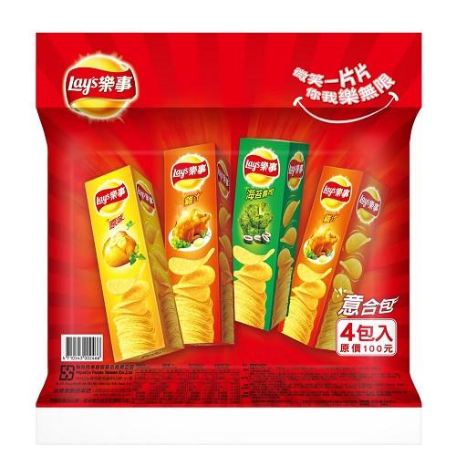 LAY'S意合組合包60gx4入【愛買】