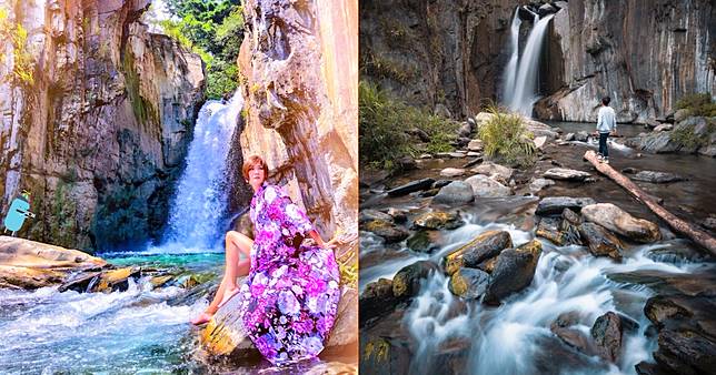 南投景點 夢谷瀑布 埔霧公路上的秘密景點 好像仙境一般的瀑布 Cako Line Today