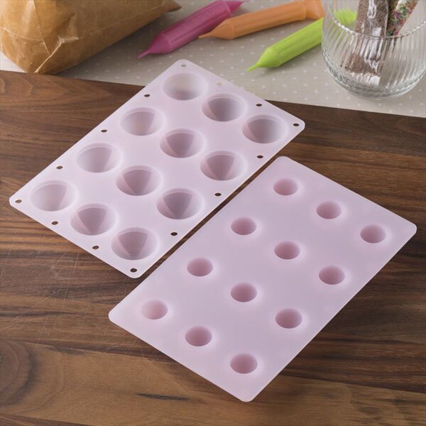 《富樂雅居》日本 貝印KAI 矽膠 膠囊巧克力 松露巧克力 巧克力模 果凍模 製冰模