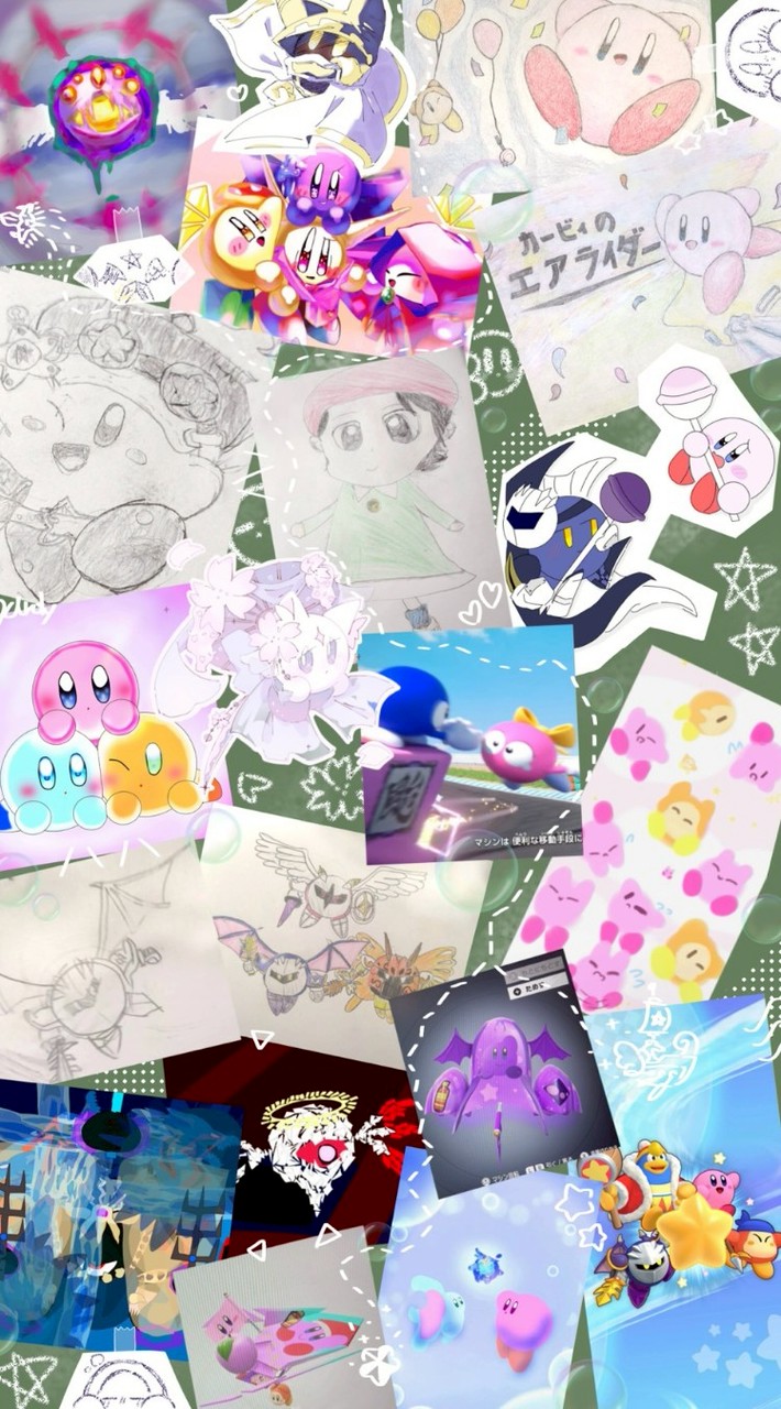 カービィのイラストとゲームを楽しもー！