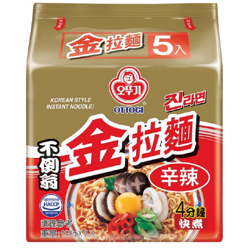 不倒翁金拉麵-辛辣120g