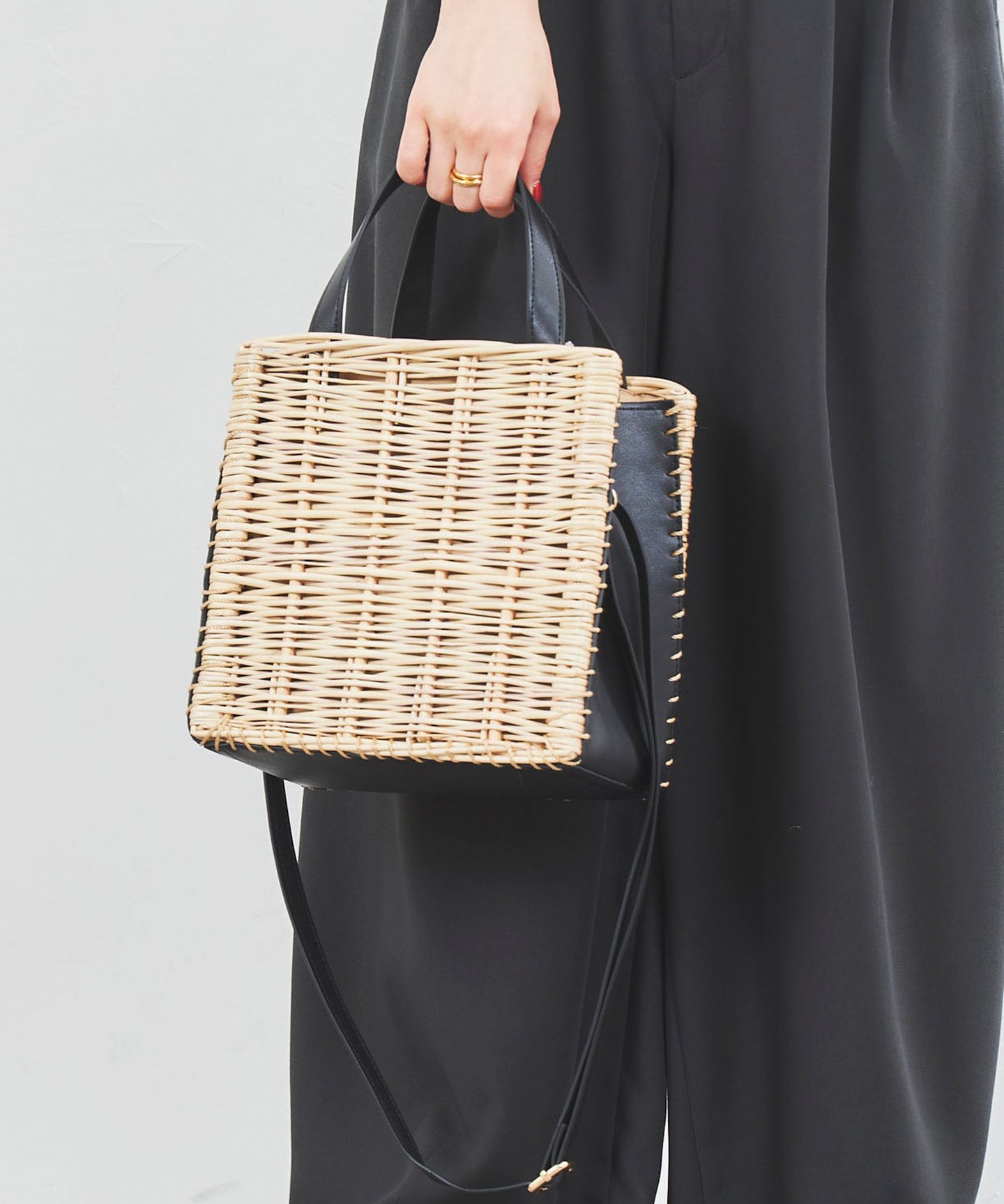 柳樹 方形單肩包