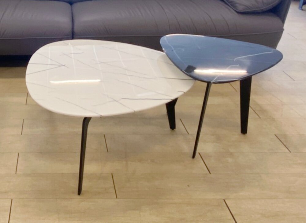 【 尚品傢俱】KM-77 極力 石面大小茶几