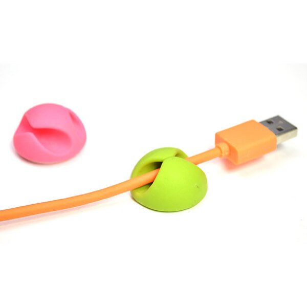 【6入1組】再也不用擔心線材在地板桌面亂糟糟的了！