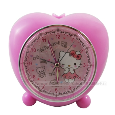 Hello Kitty小熊愛心音樂貪睡鬧鐘 JM-2051KT